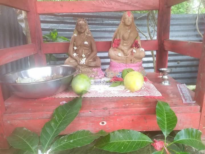 মণিরামপুরে মাটি খুঁড়ে মিলল শত বছর আগের মূর্তি